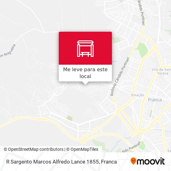 R Sargento Marcos Alfredo Lance 1855 mapa