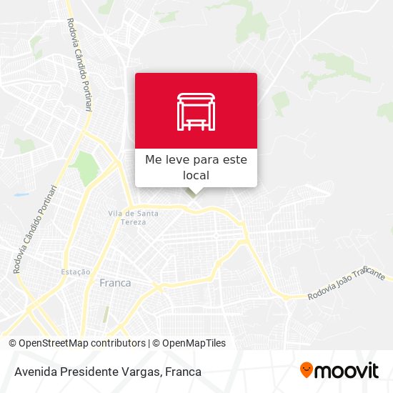 Avenida Presidente Vargas mapa