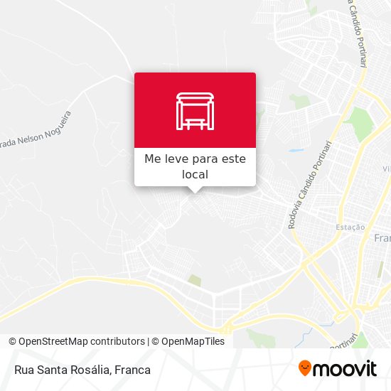 Rua Santa Rosália mapa