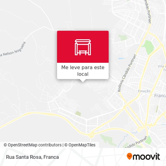 Rua Santa Rosa mapa