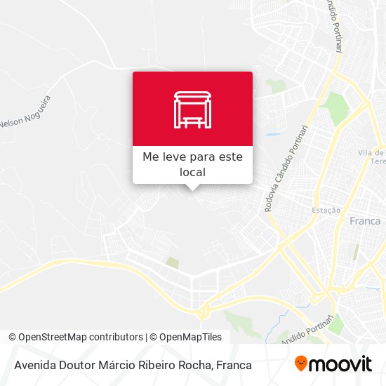 Avenida Doutor Márcio Ribeiro Rocha mapa