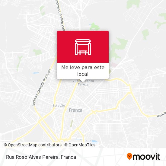 Rua Roso Alves Pereira mapa