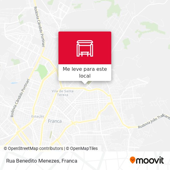 Rua Benedito Menezes mapa