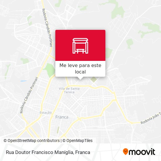 Rua Doutor Francisco Maníglia mapa