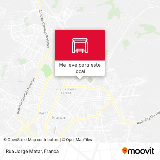 Rua Jorge Matar mapa