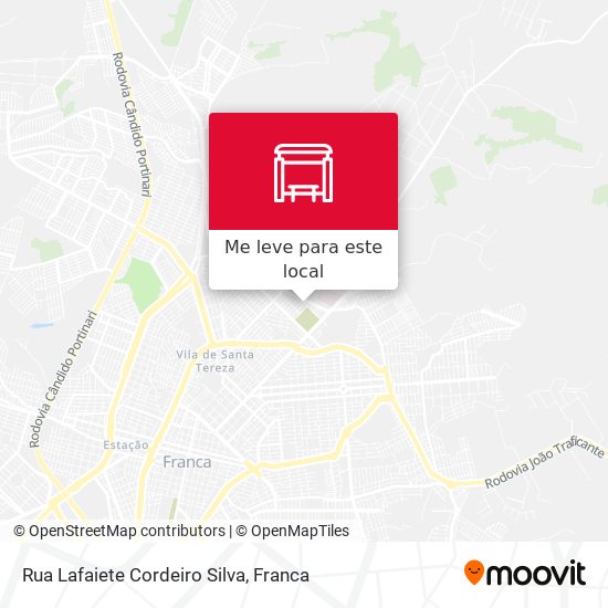 Rua Lafaiete Cordeiro Silva mapa