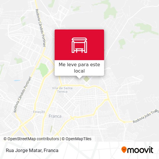 Rua Jorge Matar mapa