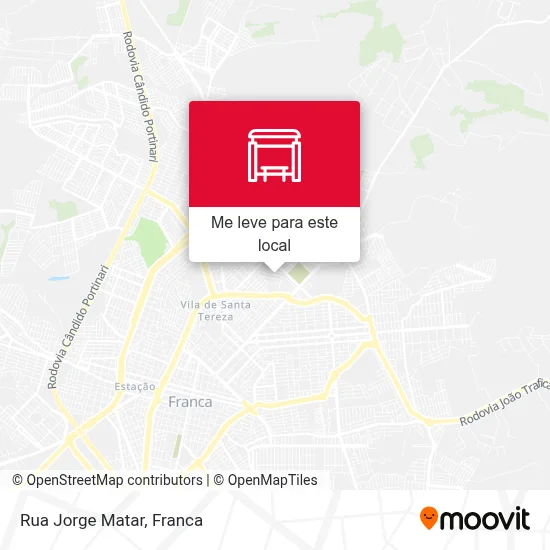 Rua Jorge Matar mapa