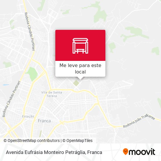 Avenida Eufrásia Monteiro Petráglia mapa