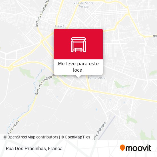 Rua Dos Pracinhas mapa