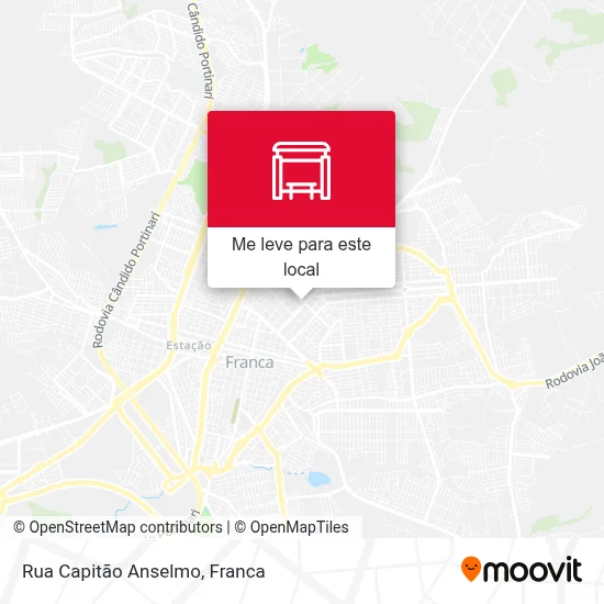 Rua Capitão Anselmo mapa