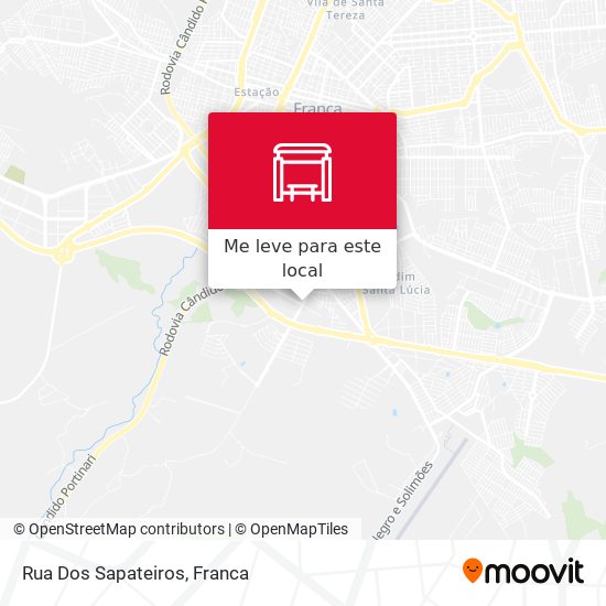 Rua Dos Sapateiros mapa