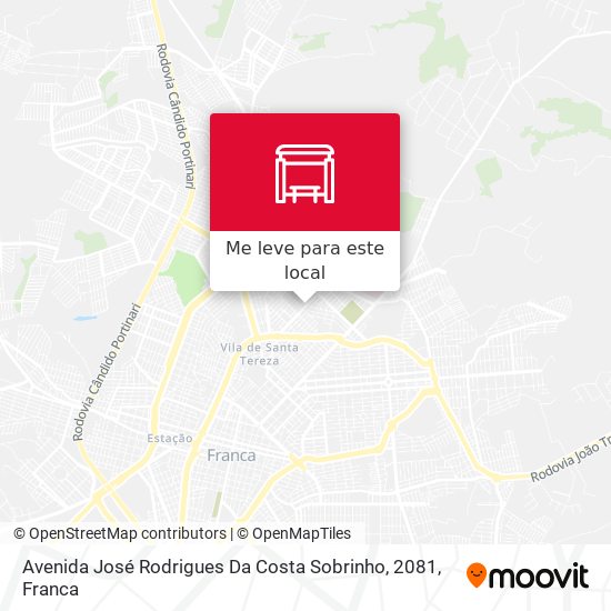 Avenida José Rodrigues Da Costa Sobrinho, 2081 mapa