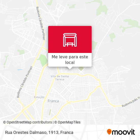 Rua Orestes Dalmaso, 1913 mapa
