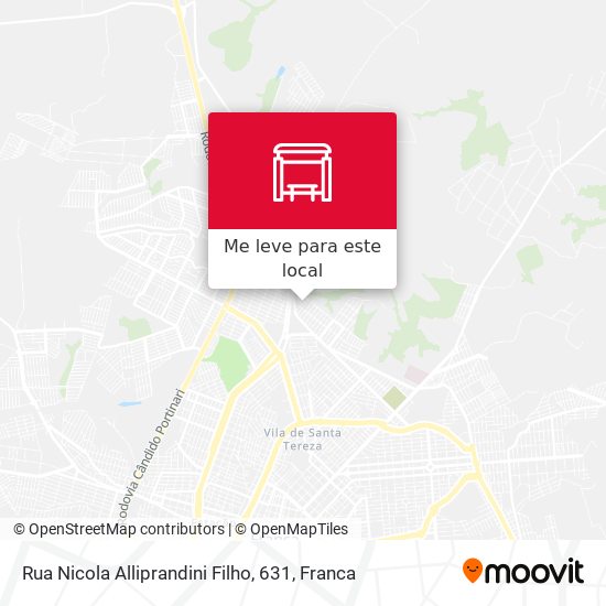 Rua Nicola Alliprandini Filho, 631 mapa