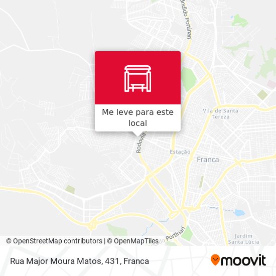 Rua Major Moura Matos, 431 mapa