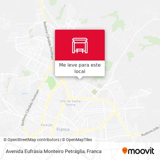 Avenida Eufrásia Monteiro Petráglia mapa