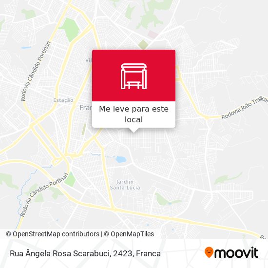 Rua Ângela Rosa Scarabuci, 2423 mapa