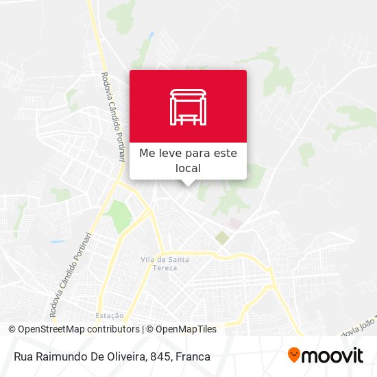 Rua Raimundo De Oliveira, 845 mapa