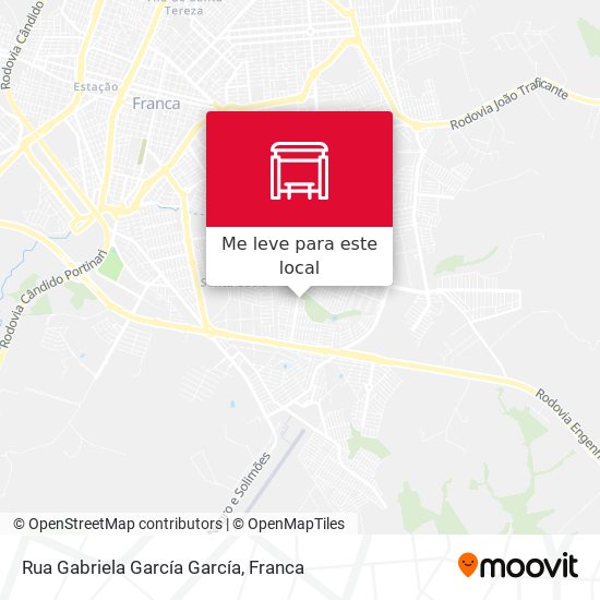 Rua Gabriela García García mapa