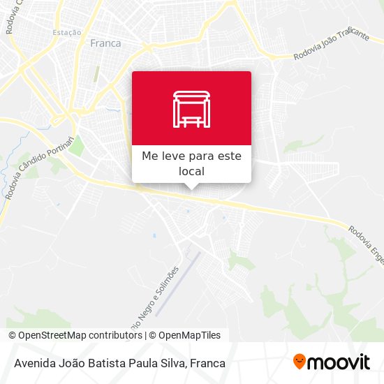 Avenida João Batista Paula Silva mapa