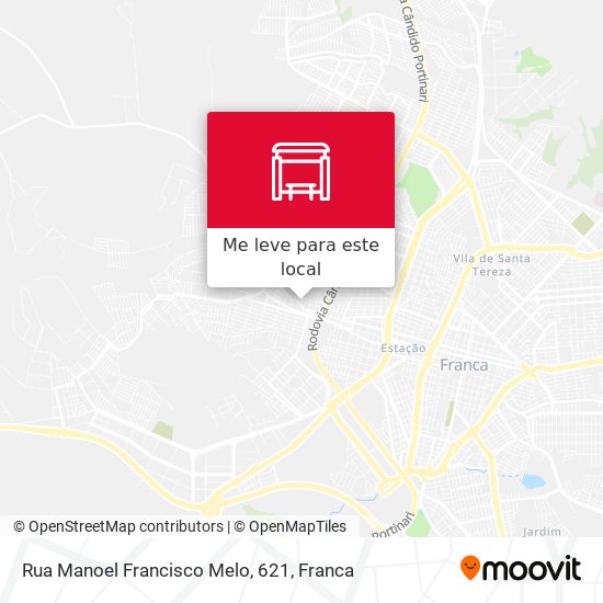 Rua Manoel Francisco Melo, 621 mapa