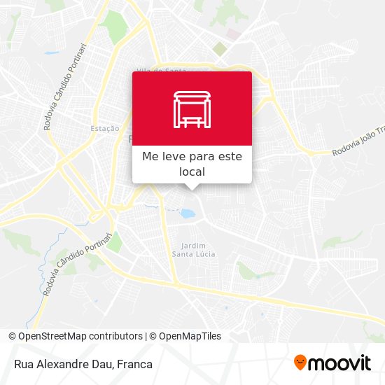 Rua Alexandre Dau mapa