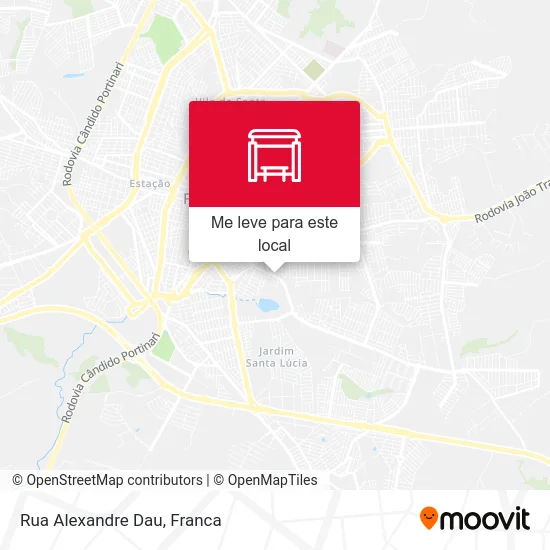 Rua Alexandre Dau mapa