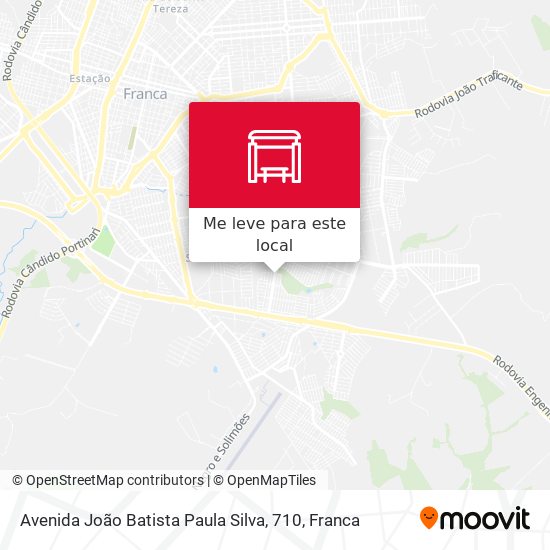 Avenida João Batista Paula Silva, 710 mapa