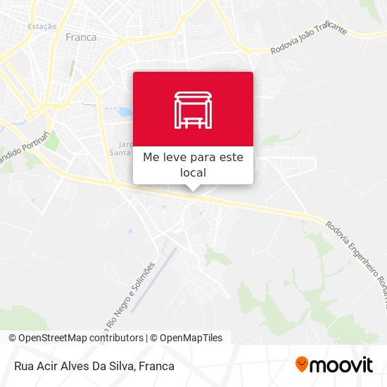 Rua Acir Alves Da Silva mapa