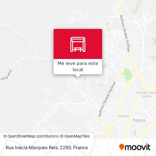 Rua Inácia Marques Reis, 2280 mapa