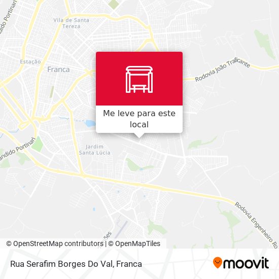 Rua Serafim Borges Do Val mapa