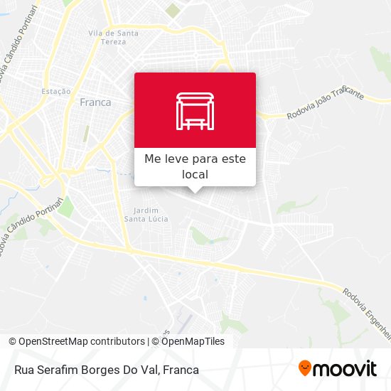 Rua Serafim Borges Do Val mapa