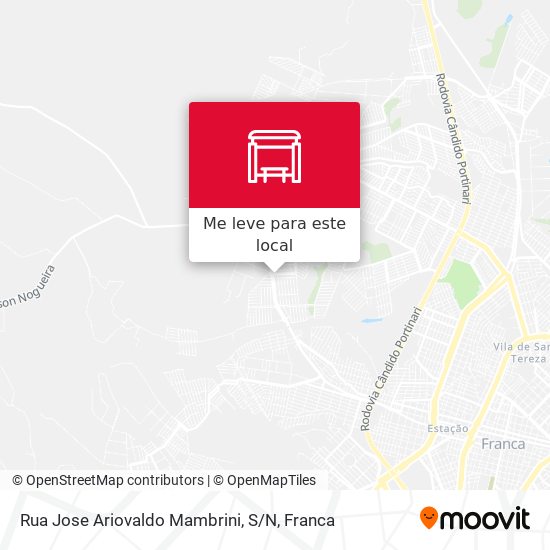 Rua Jose Ariovaldo Mambrini, S / N mapa