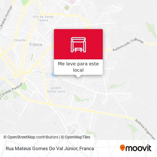 Rua Mateus Gomes Do Val Júnior mapa