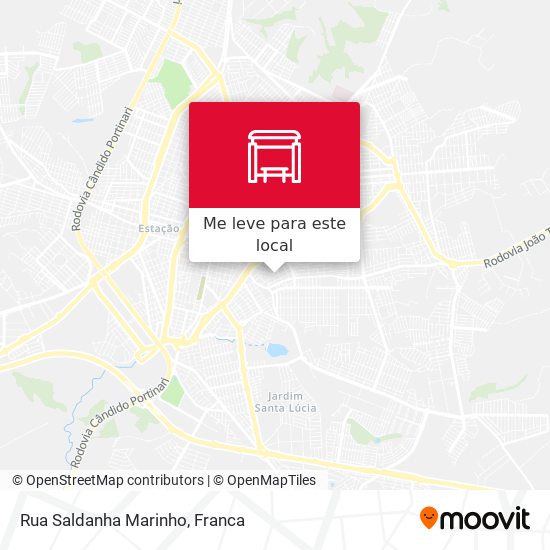 Rua Saldanha Marinho mapa