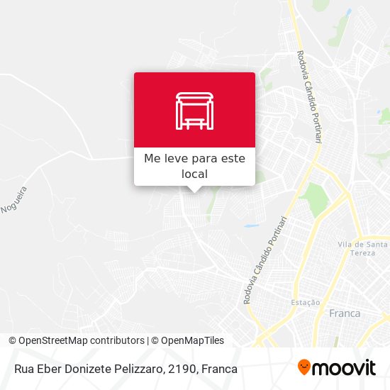 Rua Eber Donizete Pelizzaro, 2190 mapa