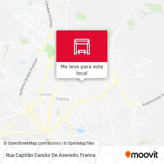 Rua Capitão Canúto De Azevedo mapa