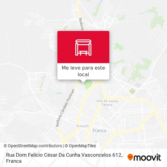 Rua Dom Felício César Da Cunha Vasconcelos 612 mapa