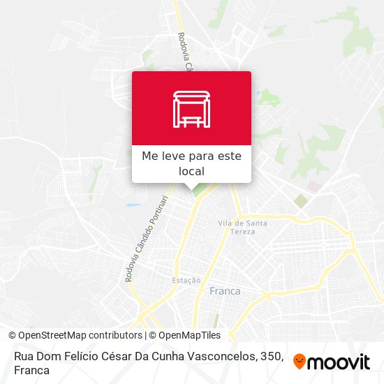 Rua Dom Felício César Da Cunha Vasconcelos, 350 mapa