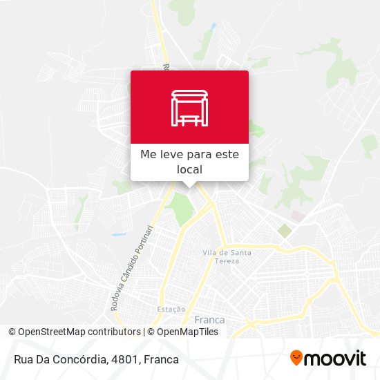 Rua Da Concórdia, 4801 mapa