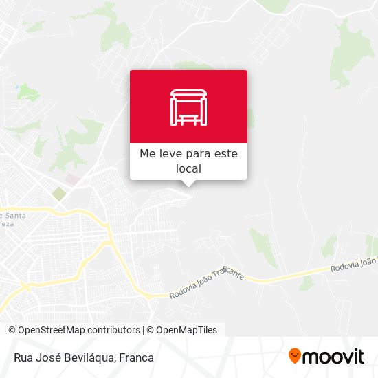 Rua José Beviláqua mapa