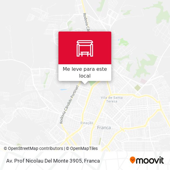 Av. Prof Nicolau Del Monte 3905 mapa