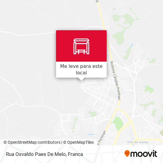 Rua Osvaldo Paes De Melo mapa