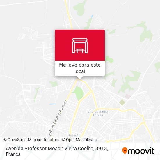 Avenida Professor Moacir Viêira Coelho, 3913 mapa