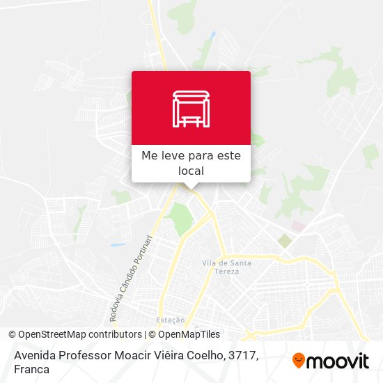 Avenida Professor Moacir Viêira Coelho, 3717 mapa