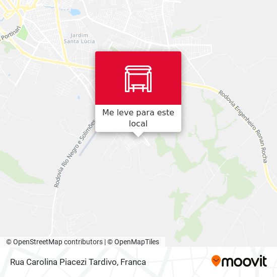 Rua Carolina Piacezi Tardivo mapa