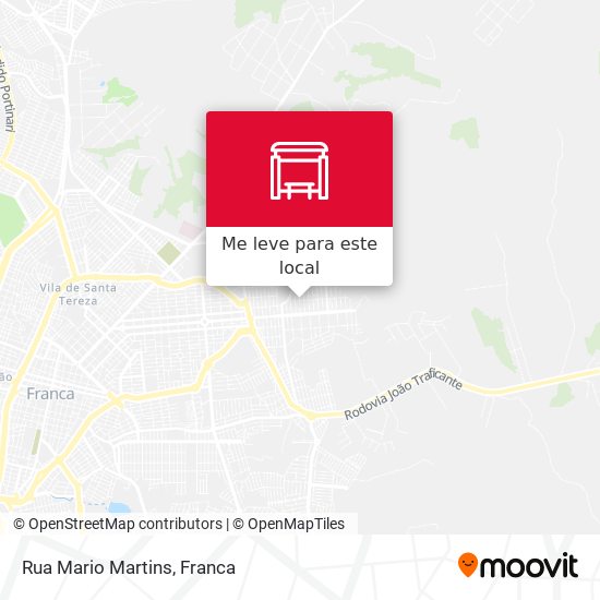 Rua Mario Martins mapa