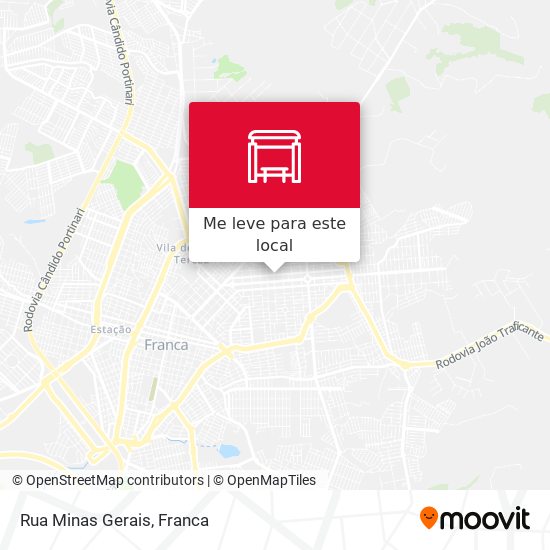 Rua Minas Gerais mapa