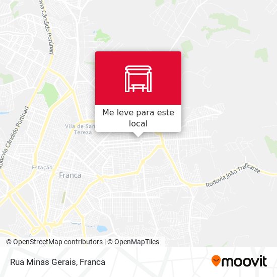 Rua Minas Gerais mapa